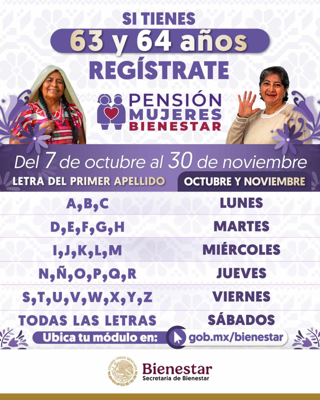 Pensión Mujeres Bienestar Hoy inicia registro mira requisitos