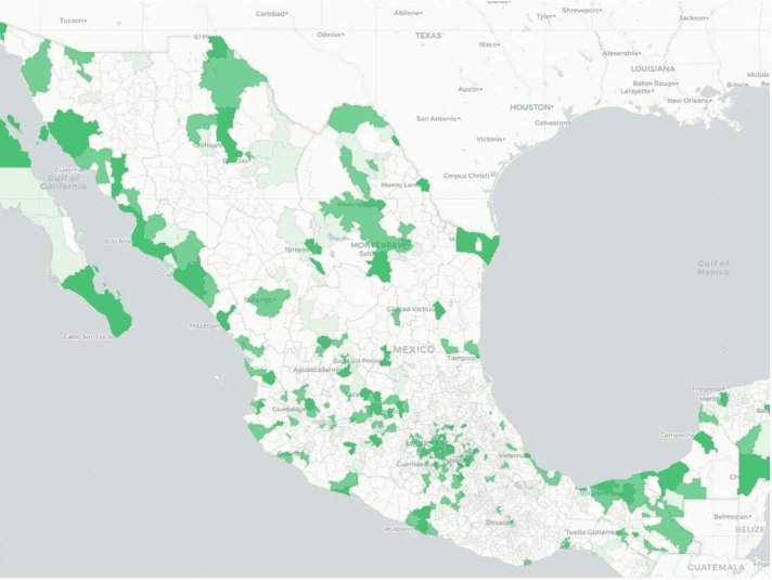 Mapa COVID-19 en México: Las zonas que registran más contagios