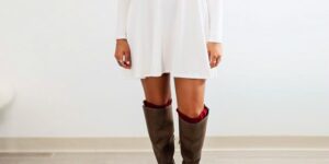 Vestidos de invierno que podrás combinar con botas largas