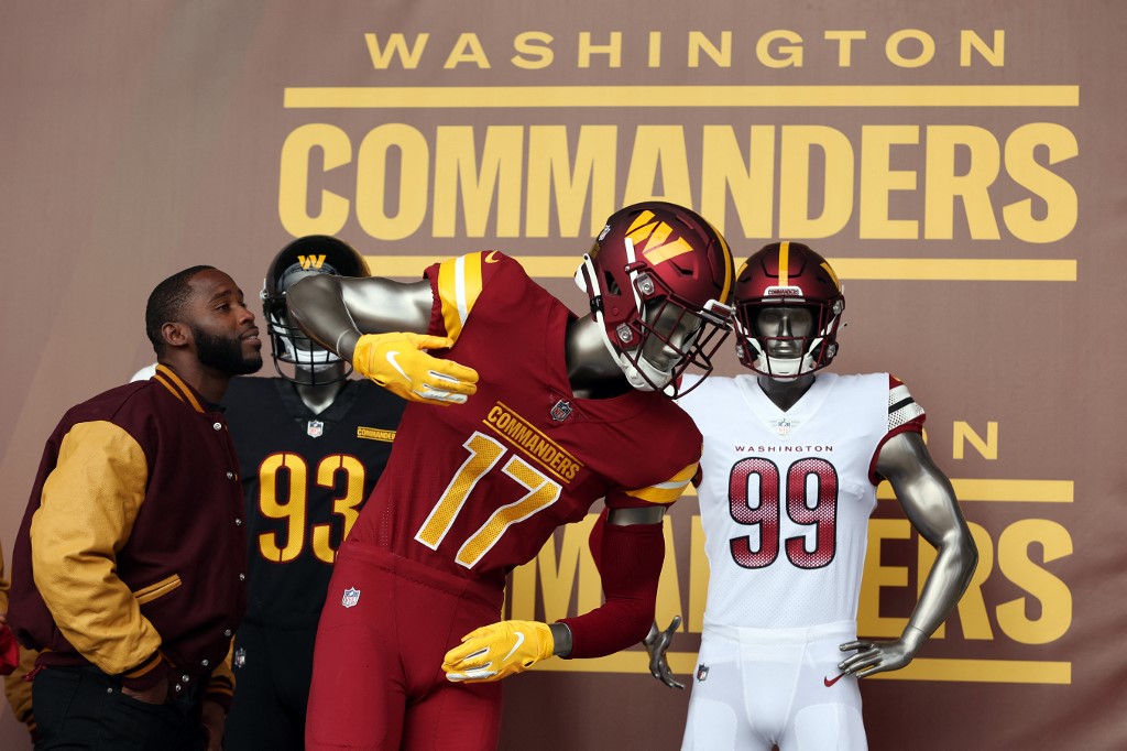 Commanders, el nuevo nombre del Washington Football Team de la NFL