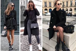 Outfits negros elegantes y juveniles en tendencia este 2022