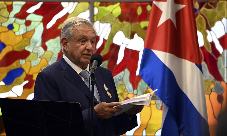 AMLO no ha recibido ‘reclamos’ de EEUU por externar apoyo a Cuba