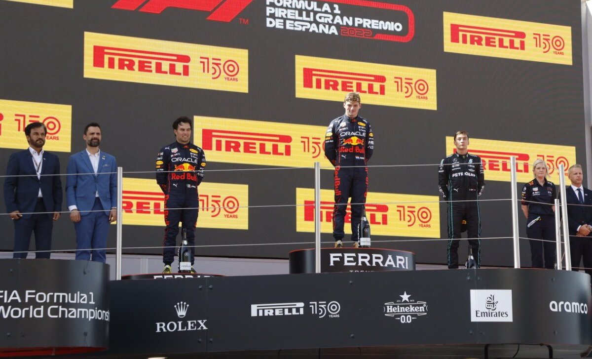 ‘Checo’ Pérez obtiene el segundo lugar en el Gran Premio de España