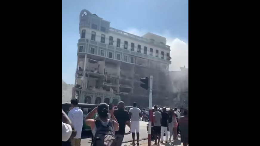 Explosión destruye el Hotel Saratoga en La Habana, Cuba; autoridades buscan víctimas
