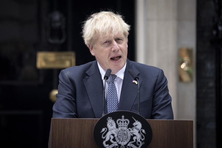 Boris Johnson renuncia como primer ministro del Reino Unido