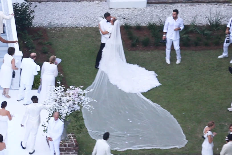 Así fue la boda de Jennifer Lopez y Ben Affleck, como la soñaron hace 20 años