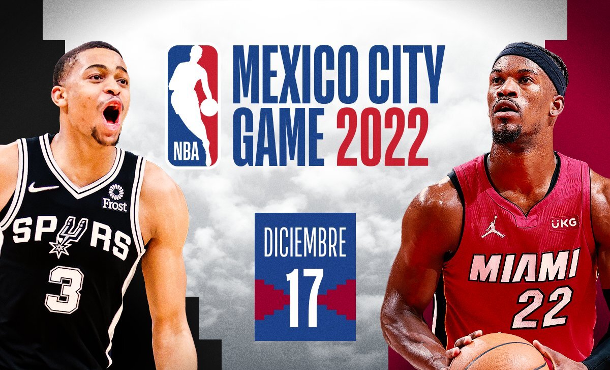 NBA regresa a México, San Antonio Spurs y Miami Heat jugarán en CDMX