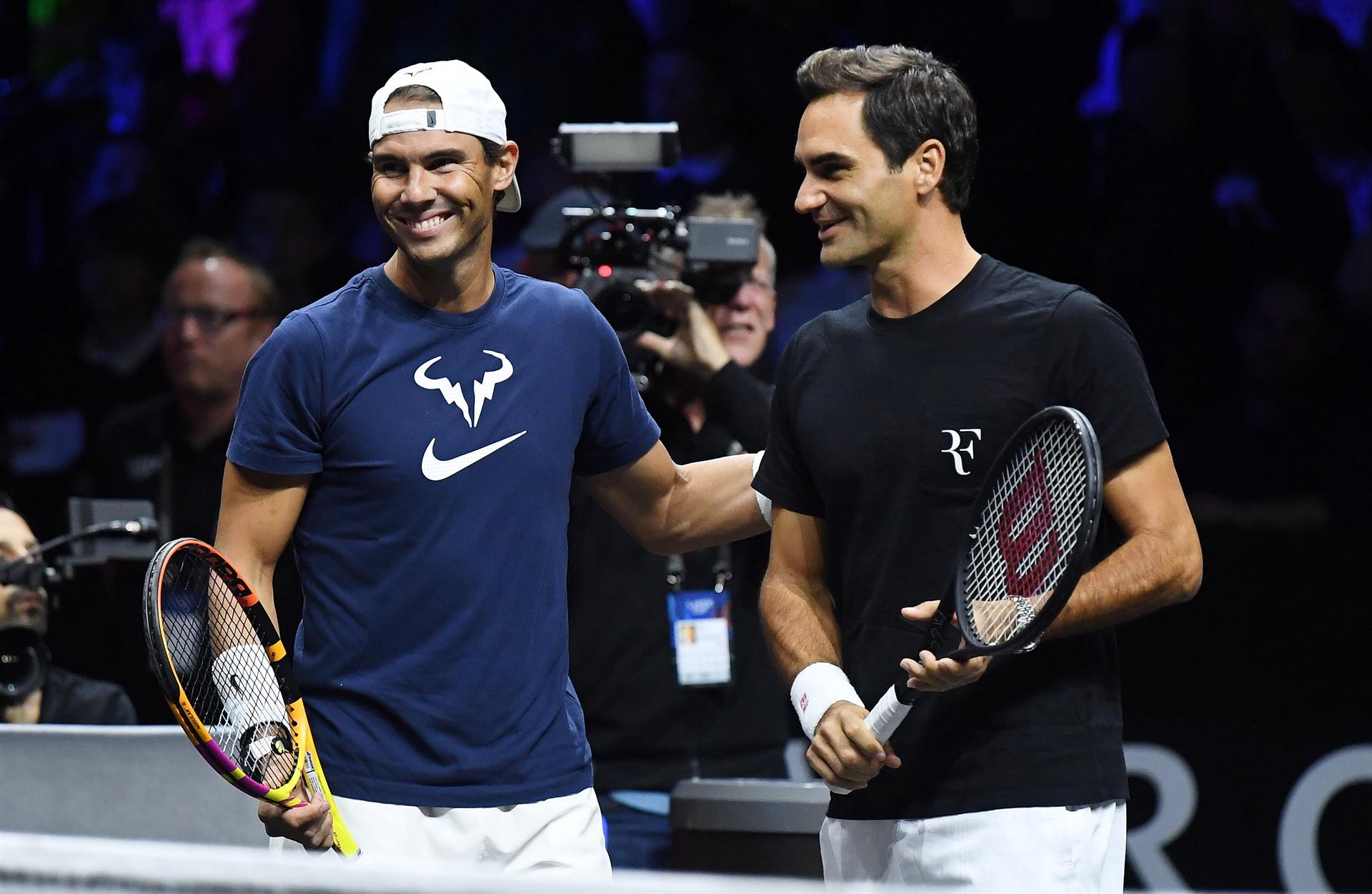 Roger Federer se despide del tenis con un partido junto a Rafael Nadal