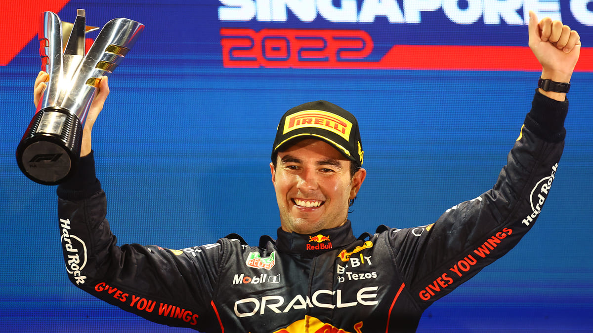 ‘Checo’ Pérez gana el Gran Premio de Singapur