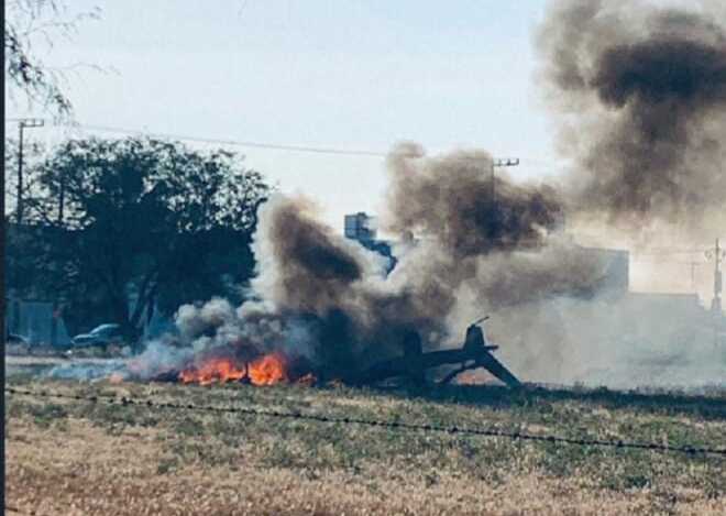 Caída de helicóptero en Aguascalientes deja cinco muertos