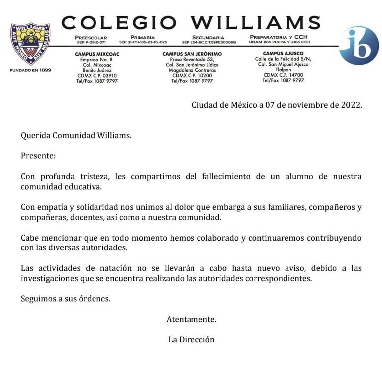 comunicado-colegio-williams