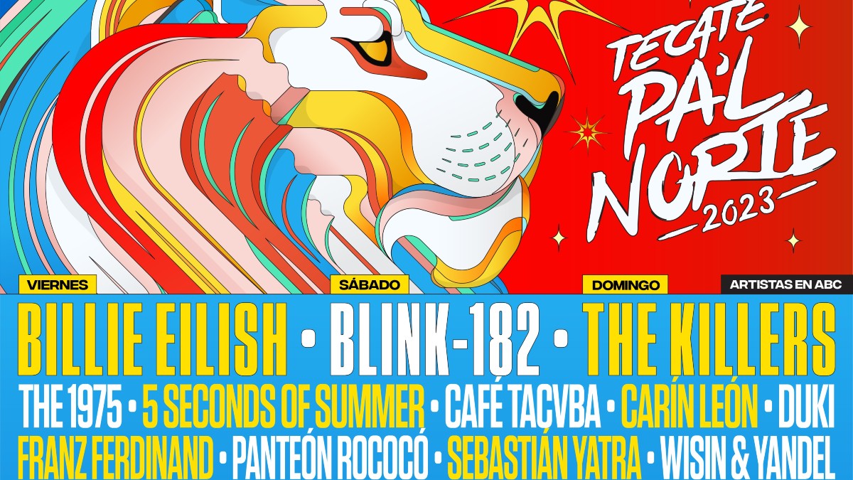 Pa’l Norte 2023: Blink-182, Billie Eilish y The Killers encabezan line-up