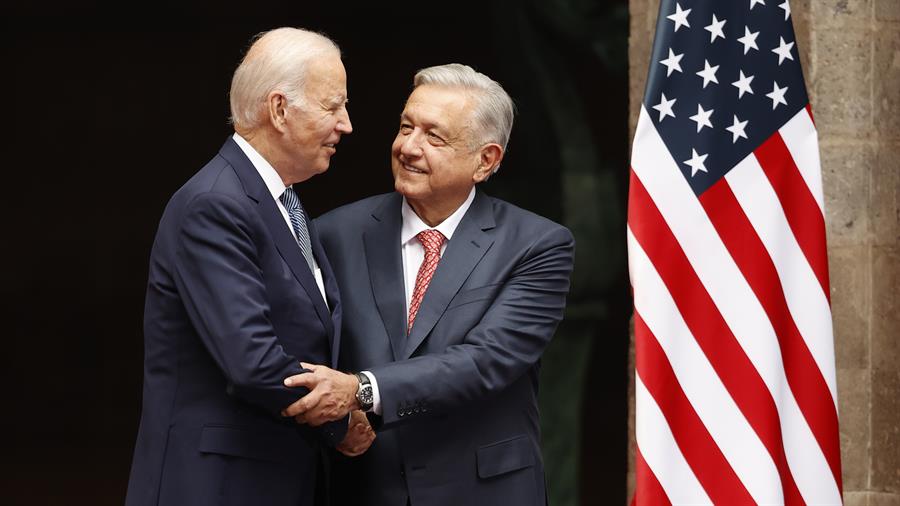 AMLO y Biden hablan de migración, narcotráfico y el asalto en Brasil