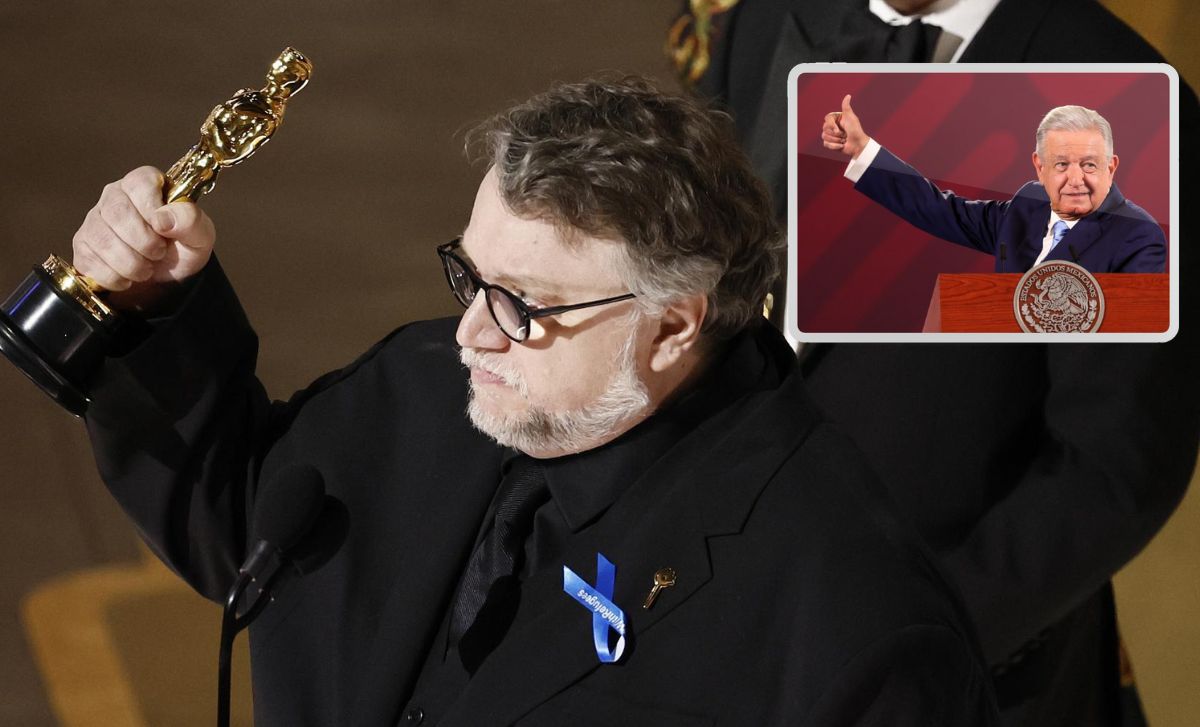 AMLO felicita a Guillermo del Toro por su victoria en los Oscar 2023