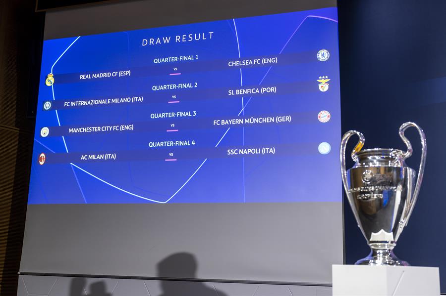 Champions League: Así se jugarán cuartos de final, temporada 2022-2023