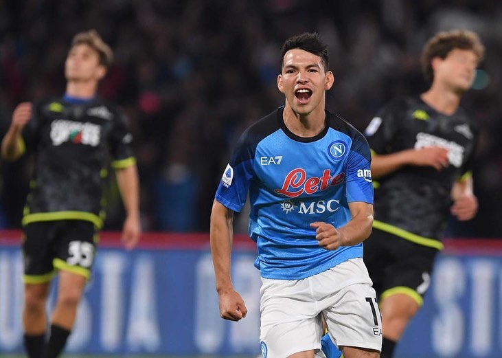 Napoli ofrece a ‘Chucky’ Lozano al Villarreal