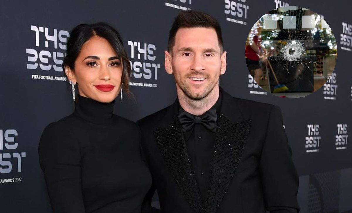 Disparan contra negocio de la familia de la esposa de Messi en Argentina, dejan amenaza