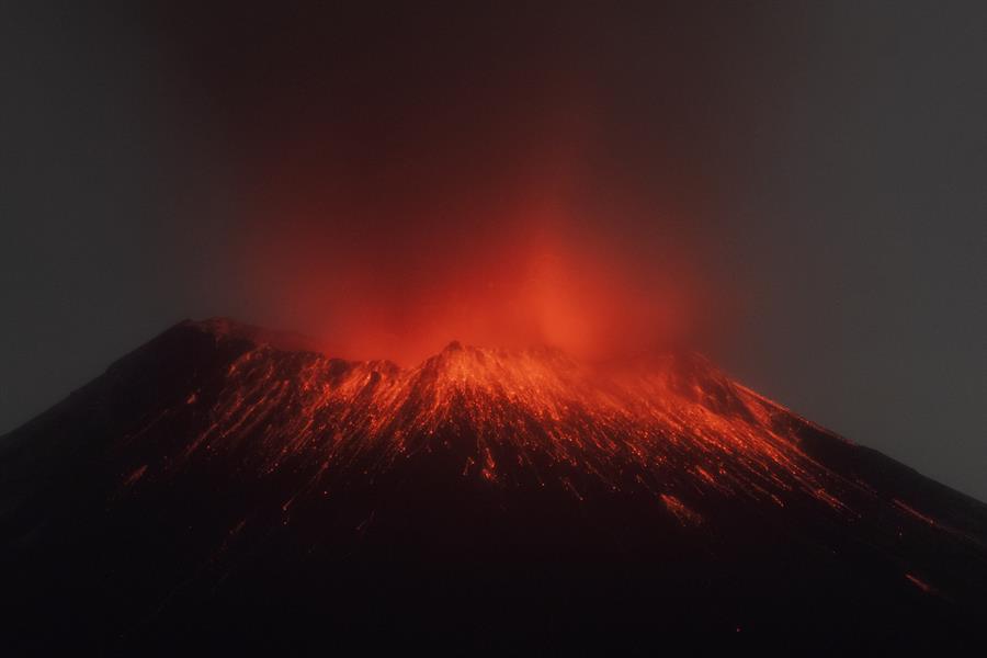 Así funciona el semáforo de alerta volcánica del Popocatépetl
