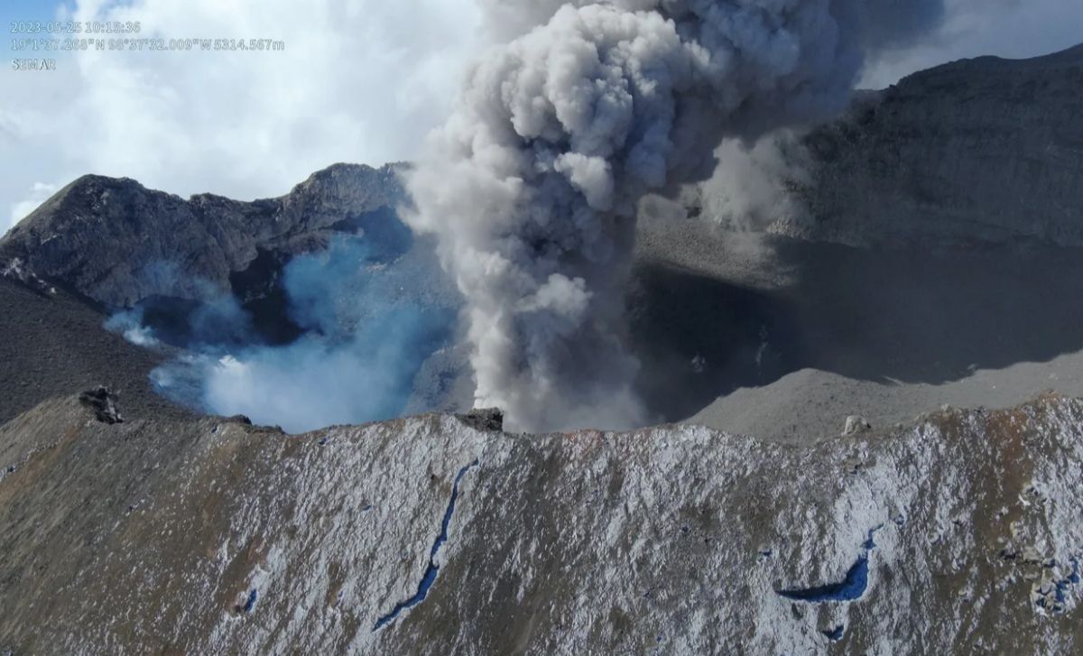 Así luce el interior del volcán Popocatépetl | VIDEO