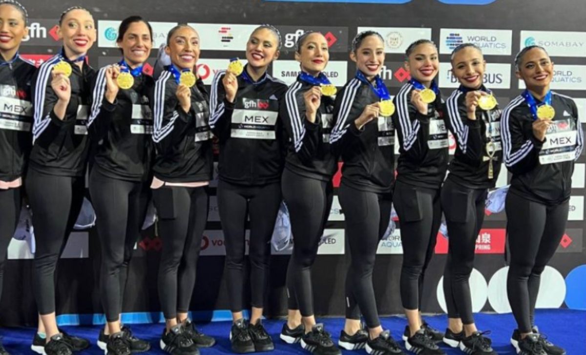 Selección Mexicana de Natación Artística gana oro histórico