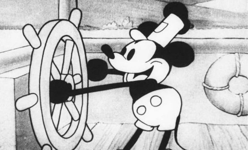 Mickey Mouse en Steamboat Willie