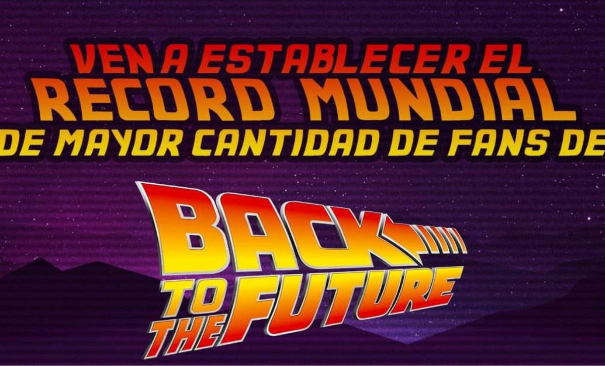 Fans de Volver al Futuro y Soy Retro MX romperán récord mundial
