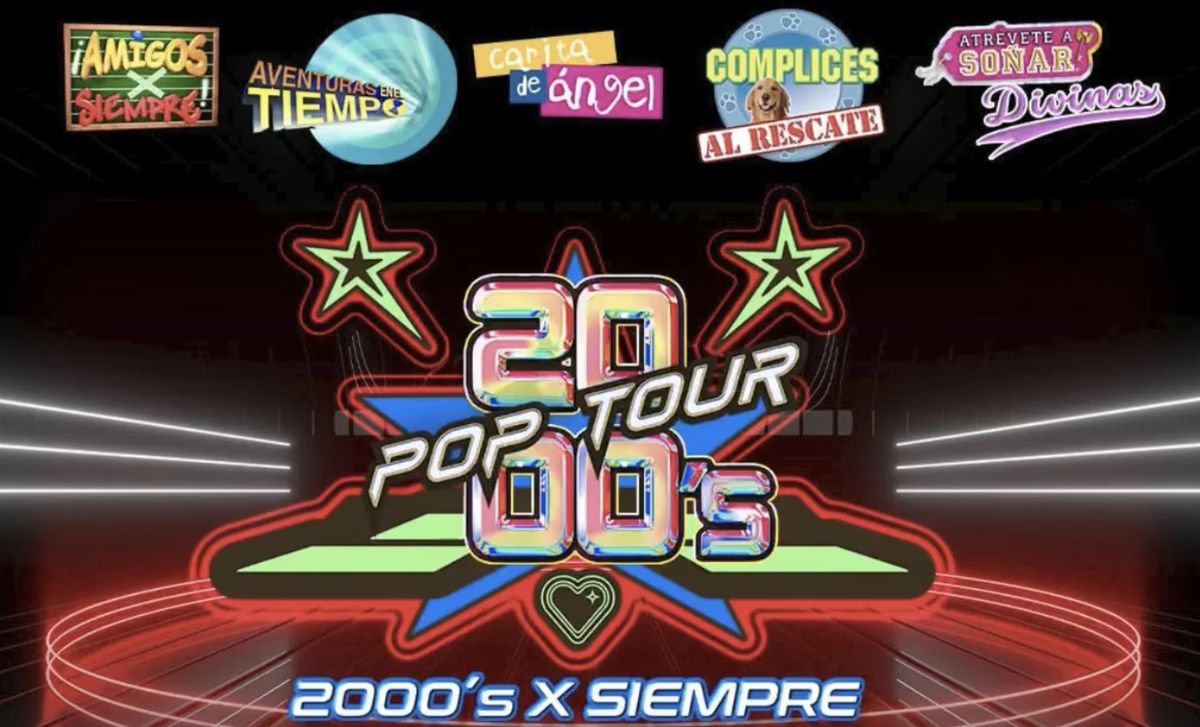 2000s Pop Tour reúne a Cómplices al Rescate, Carita de Ángel y más telenovelas infantiles