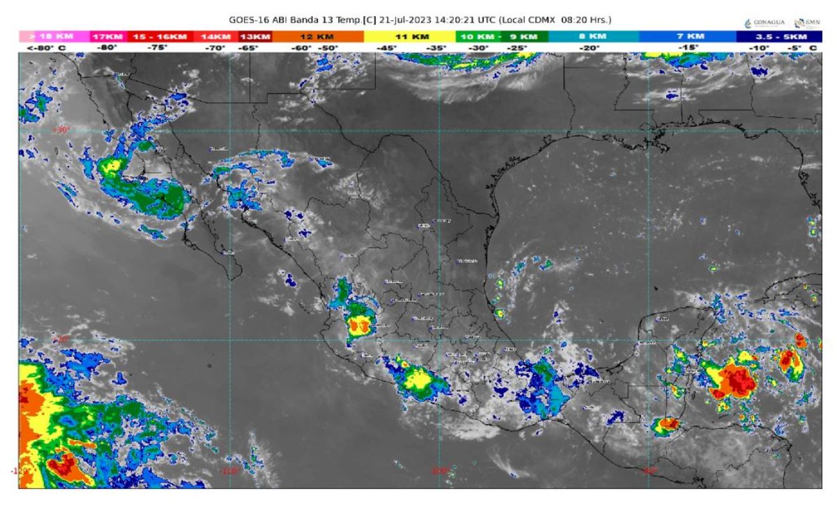 Depresión tropical se forma en el Océano Pacífico; provocará lluvias intensas