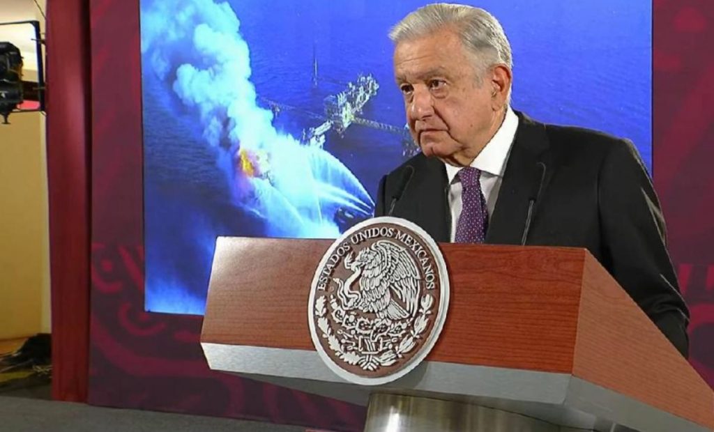 Presidente Andrés Manuel López Obrador en La Mañanera
