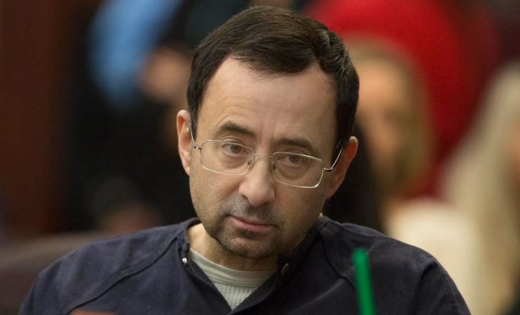 Larry Nassar en la corte.