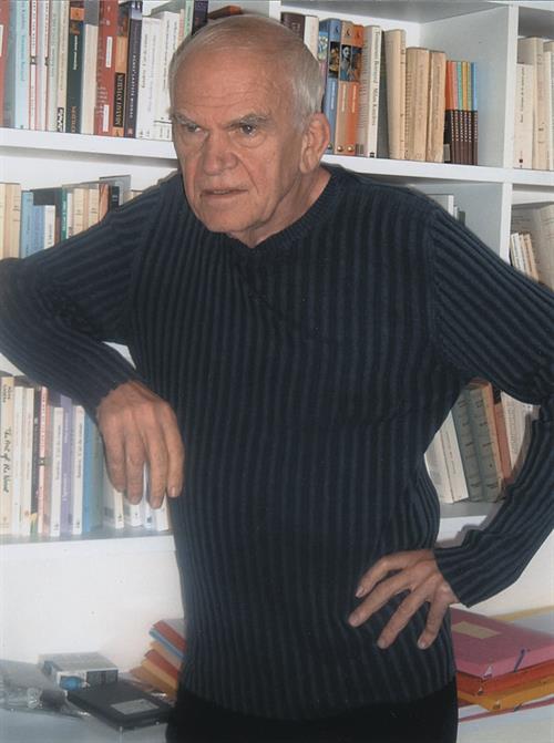 Fotografía de Milan Kundera.