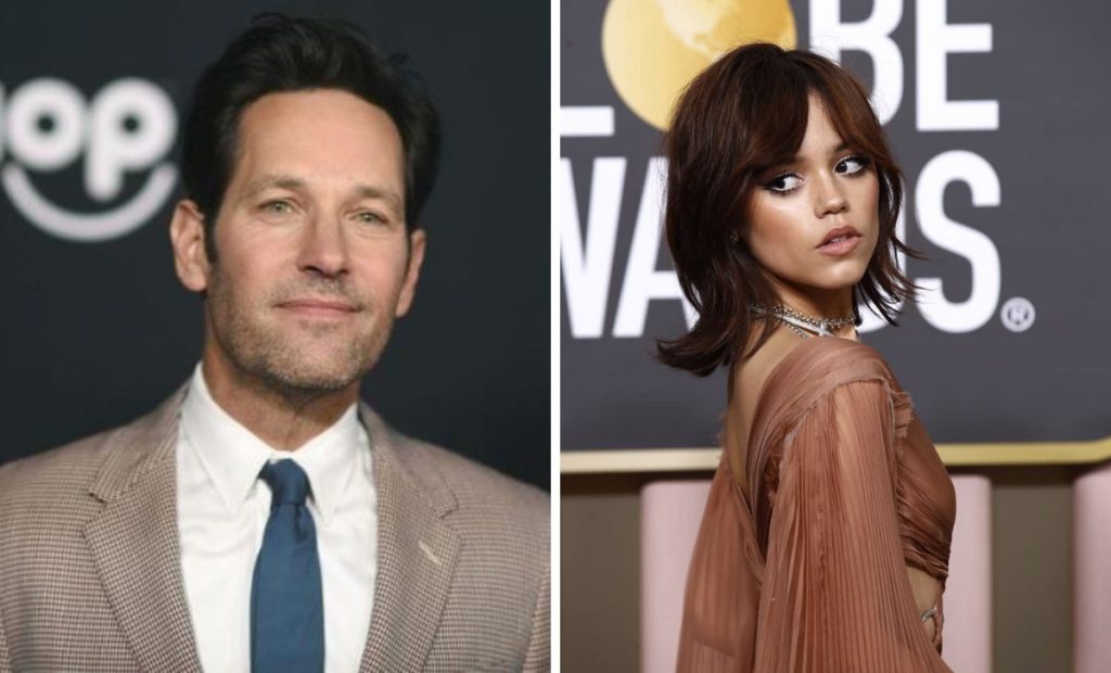 Paul Rudd y Jenna Ortega