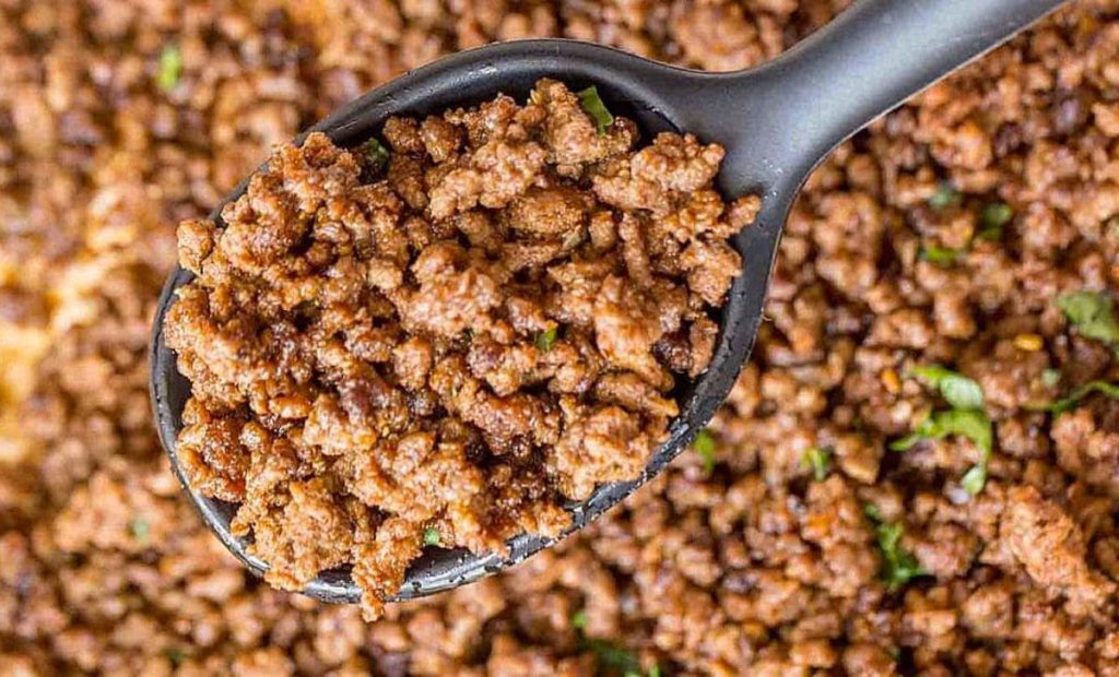 Carne molida en casa