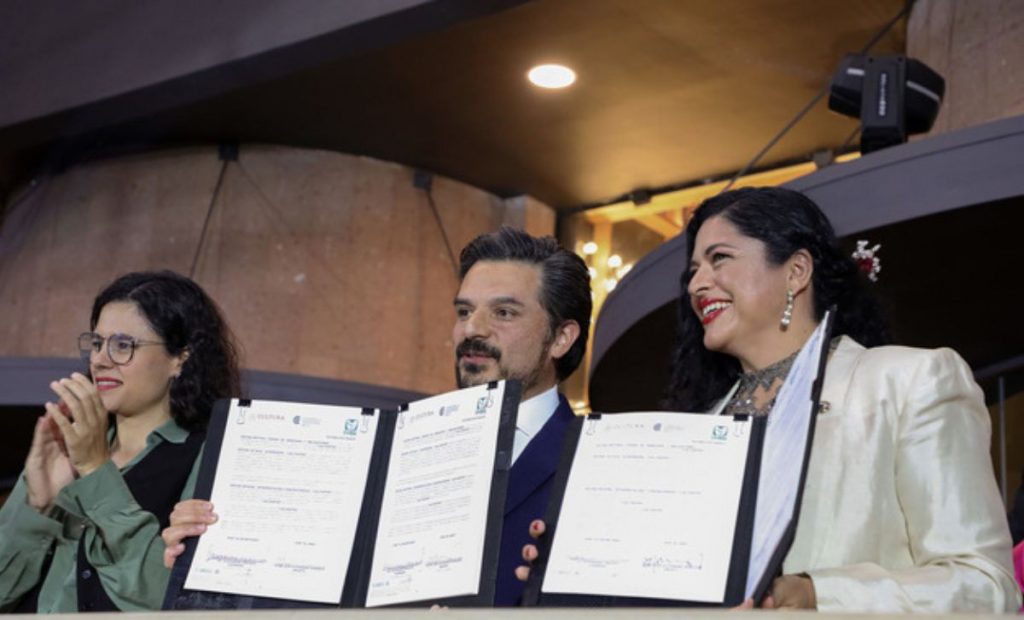 Firma de acuerdo entre IMSS y Cineteca