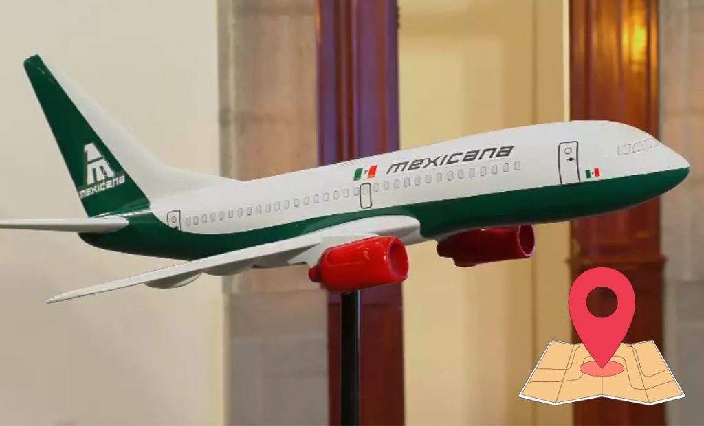 Avión de Mexicana de Aviación