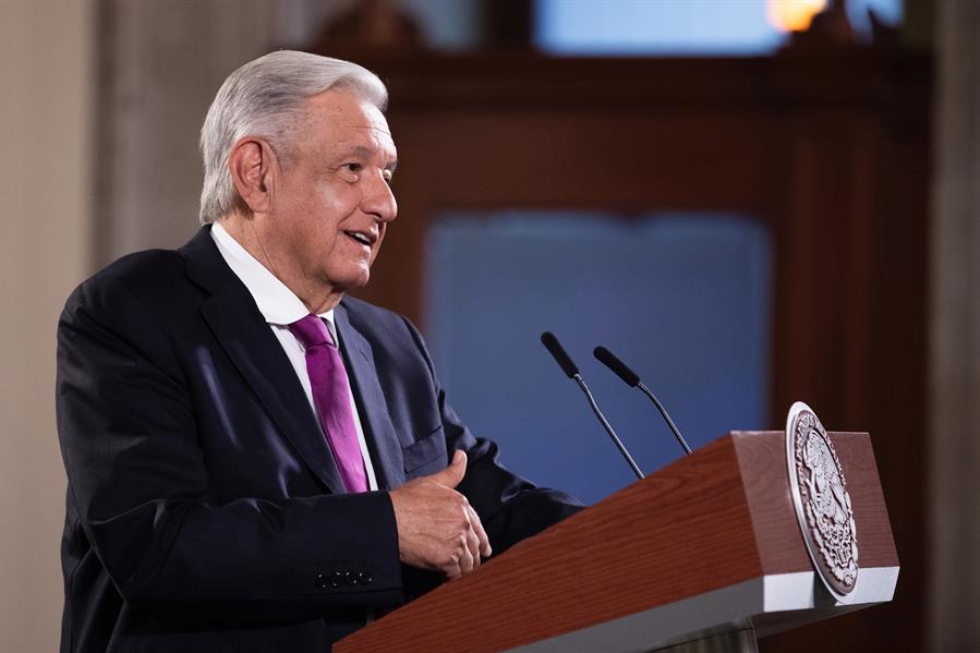 El presidente Andrés Manuel López Obrador durante 'La Mañanera'