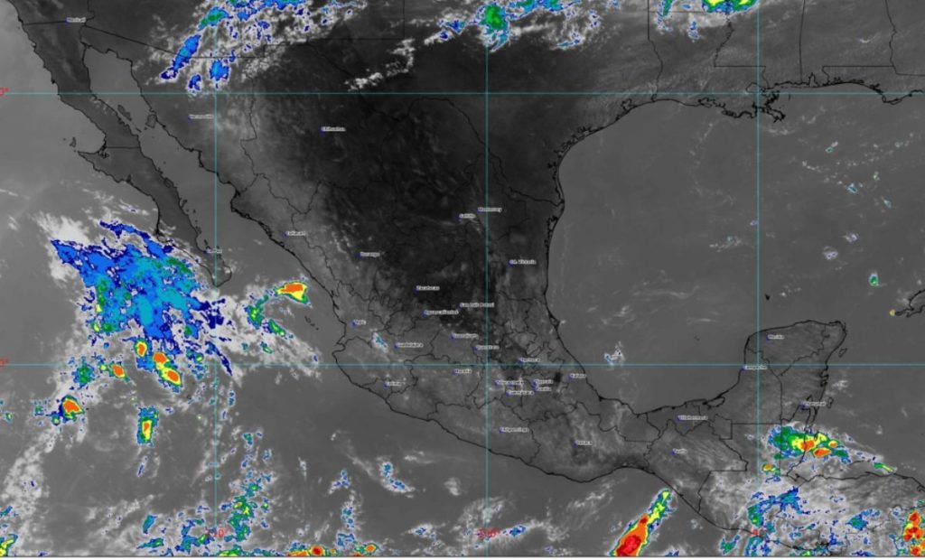 Imagen satelital del Servicio Meteorológico Nacional