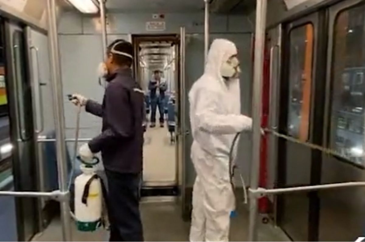 Metro de la CDMX fumiga Línea A ante supuesta plaga de chinches