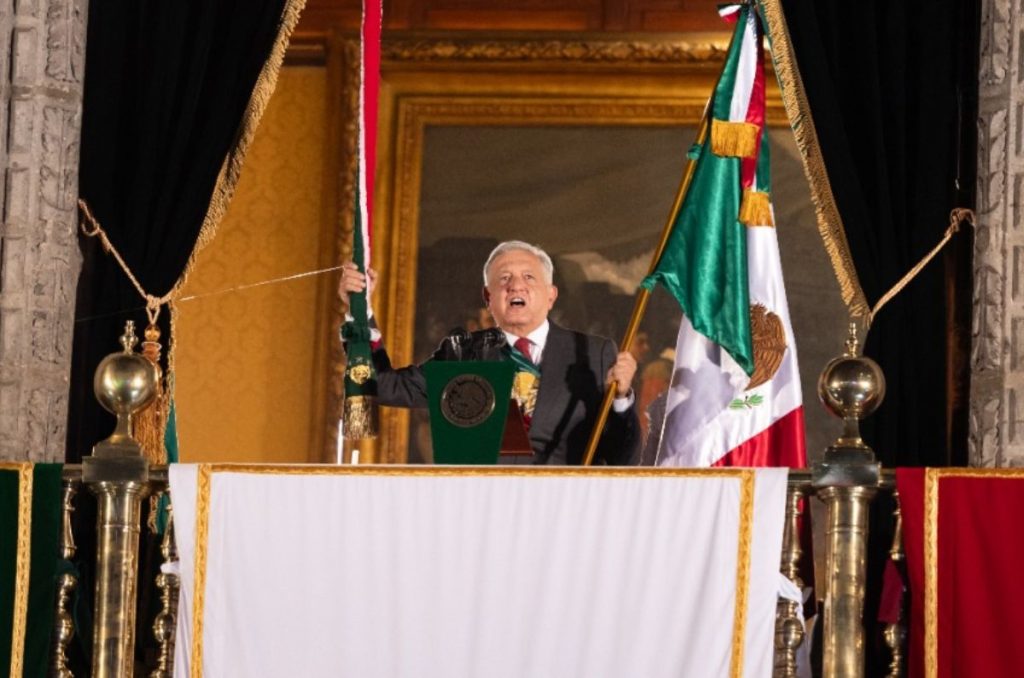 Grito de Independencia del presidente Andrés Manuel López Obrador