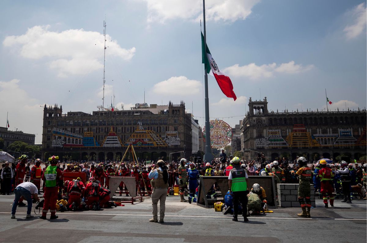 Más de 9 millones de mexicanos participan en el Simulacro Nacional 2023