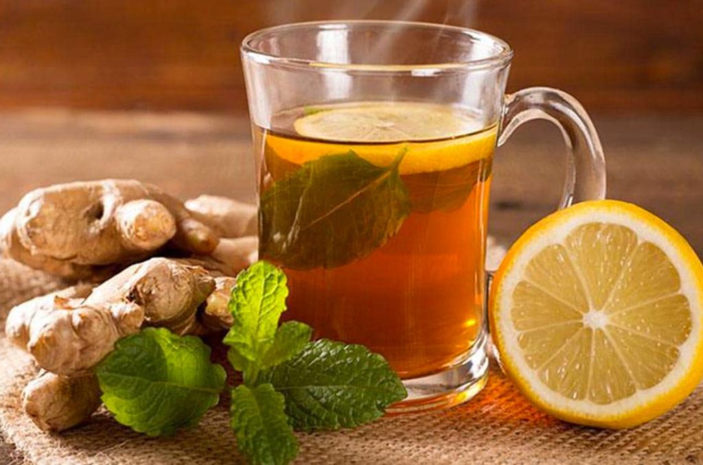 Té de jengibre y limón