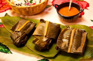 Qué es el pilte, un tamal sin masa de maíz que reina en el sur de México