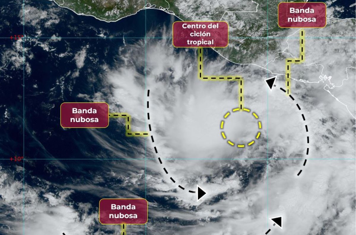 Tormenta Tropical Pilar amenaza estos estados de México con fuertes lluvias