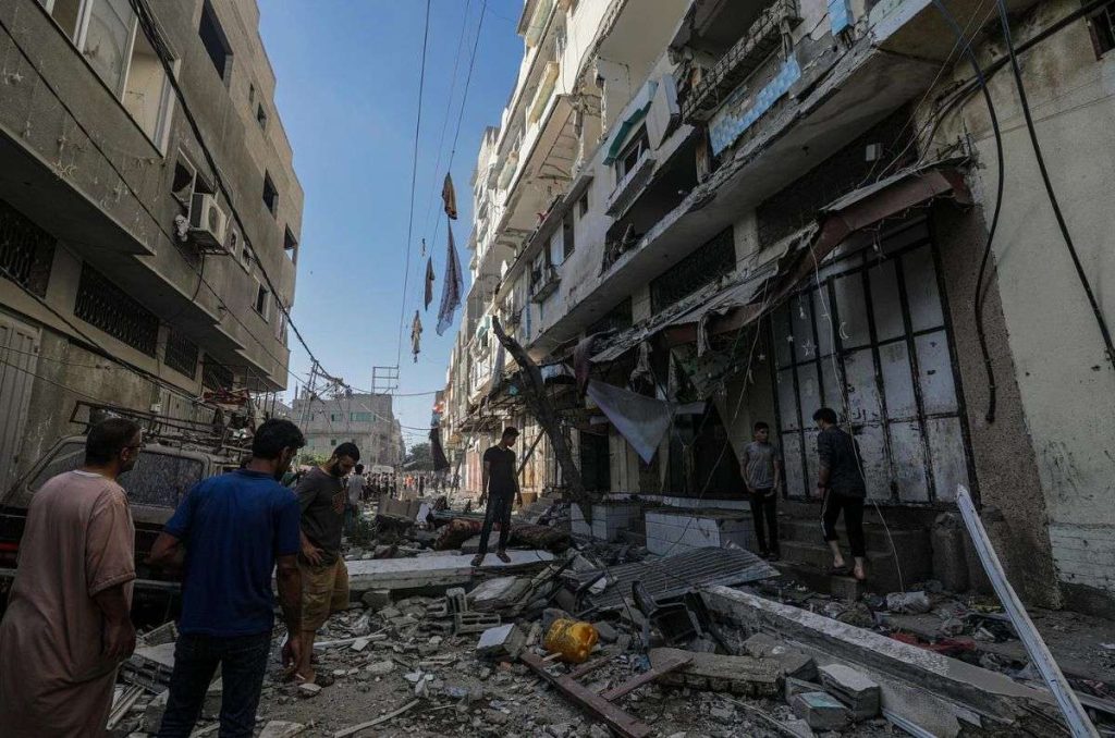 Destrucción en Franja de Gaza