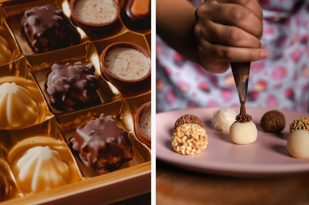 Bombones de chocolate