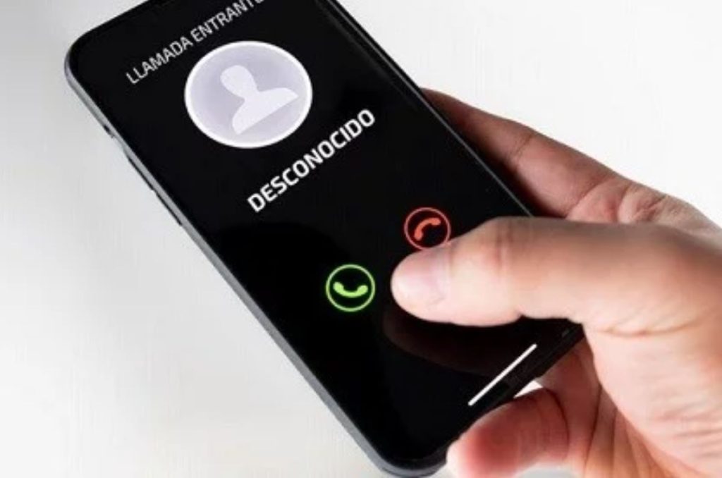 Llamada de un teléfono desconocido