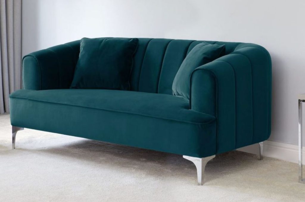 Sillón de terciopelo