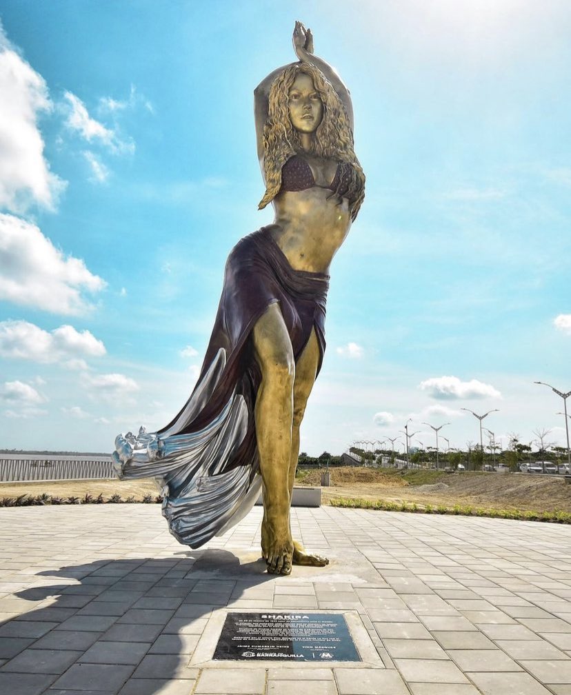 Estatua de Shakira en Barranquilla, Colombia