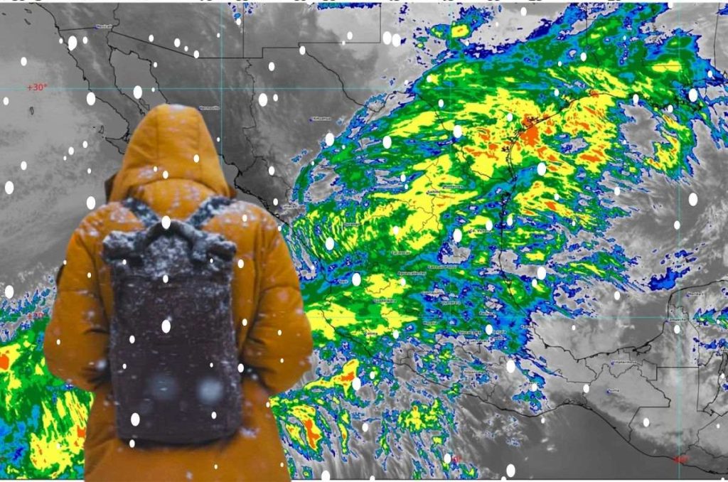 Imagen satelital de México