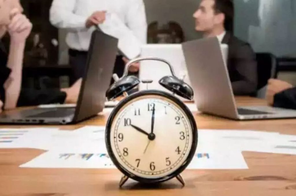 Representación de la jornada laboral